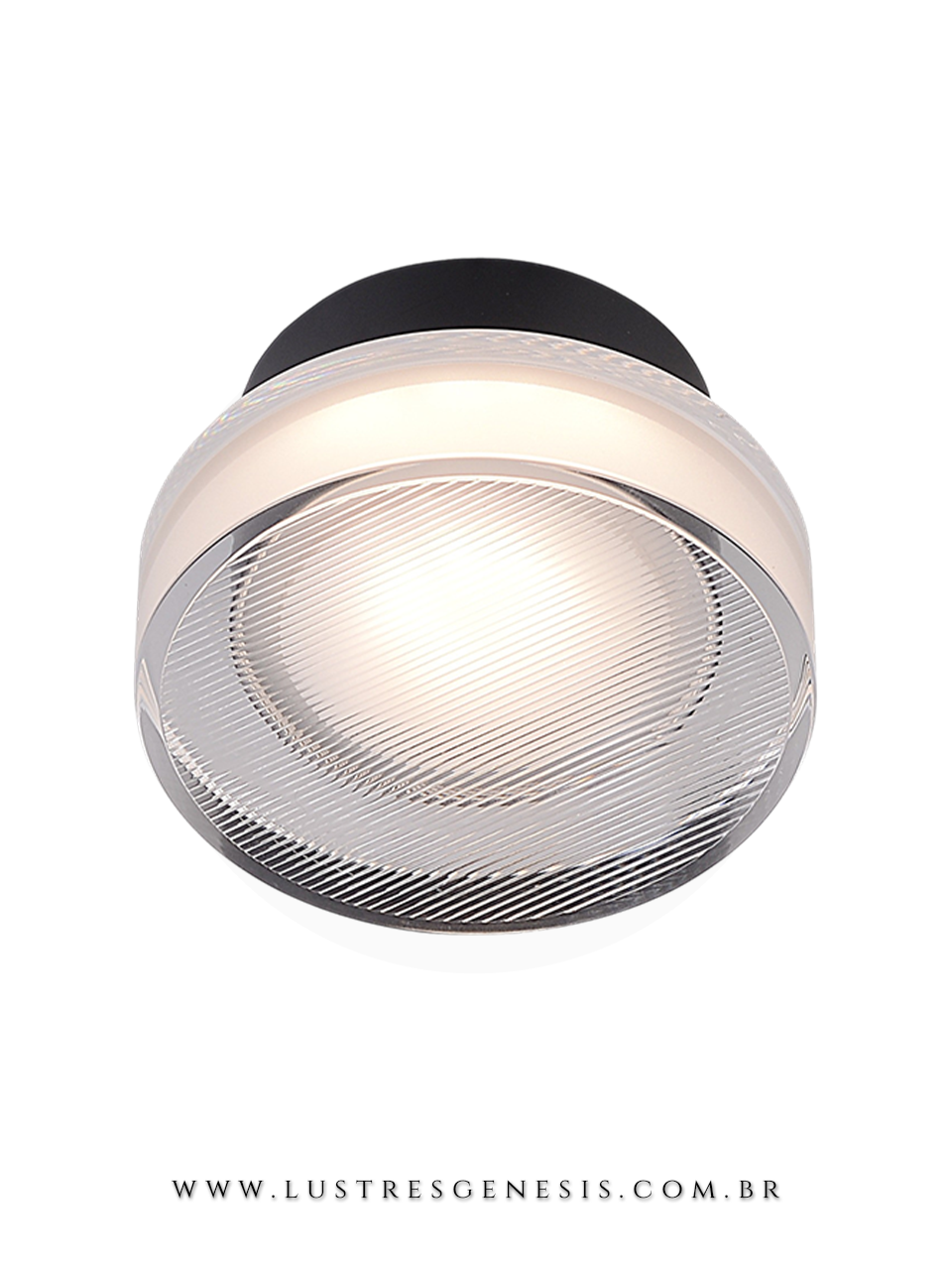 Luminaria de Parede Arandela LED Preto QB05206 13x8cm 7W 3000K Bivolt, Quarto, Cabeceira, Lavabo, Banheiro, Escadas, Varanda